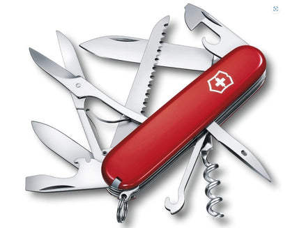 Victorinox Swiss Army Huntsman Pocket Knife, Red