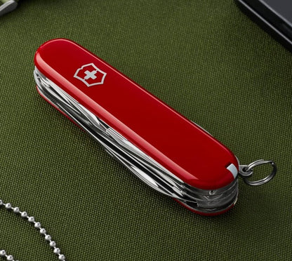 Victorinox Swiss Army Huntsman Pocket Knife, Red