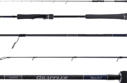 Shimano GRPLJS63MH Grappler Type LJ Spinning Jigging Rod 6'3" 30lb 50-180g