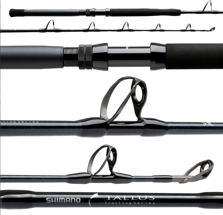 Shimano TLC66HSBBLA 6' 6" Tallus Trolling Slick Butt Ring Guided Rod 30-65lb.