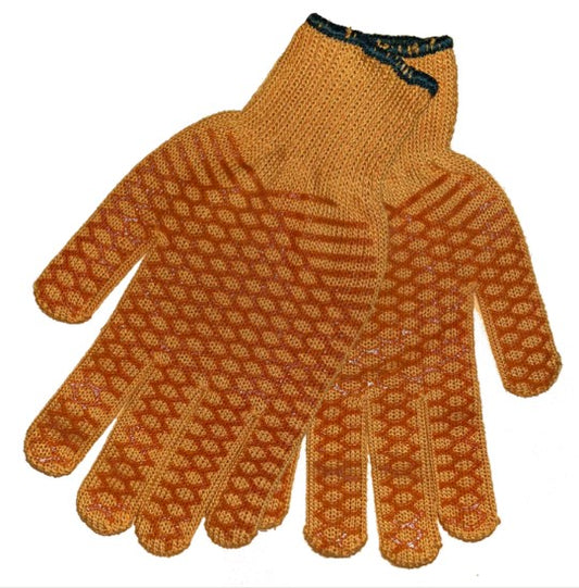 Sea Striker Men's Orange String Knit Gloves