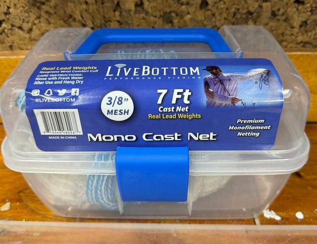 Live Bottom Cast Nets