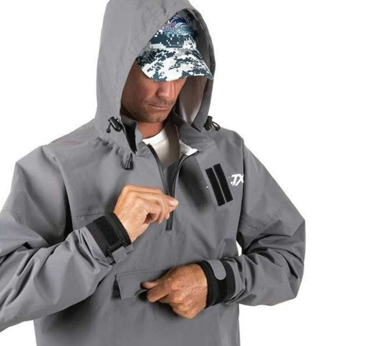 SaltX Grey Seahook Splash Top Rain Jacket