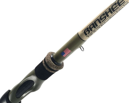 Bull Bay BBRBN12-7TRAVEL 7' 6-12lb 1/4 - 1/2oz Banshee Travel Spinning Rod.