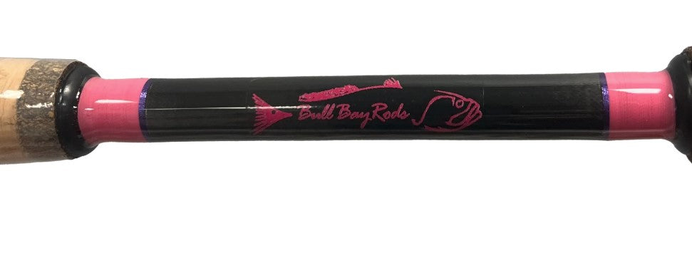 Bull Bay BBRSR17-7-PINK 7' 8-17lb. 3/8-3/4oz Sniper Pink Edition Spinning Rod.