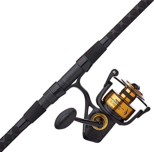 Penn SSVII6500102H Spinfisher VII Spinning Combo 2-PIece 10' 15-30lb