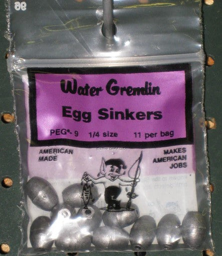 Water Gremlin 1/4oz Egg Sinker