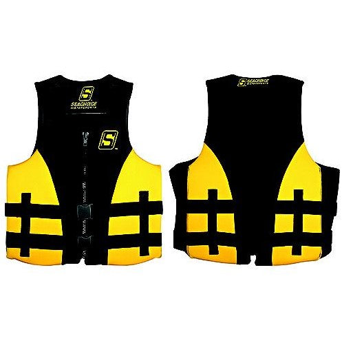 SeaChoice 85129 Evoprene Multi-Sport Vest, Yellow/Black, 3X-LARGE.