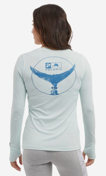 Pelagic Aquatek Women's Tails Up Performance Fishing Shirt Long Sleeve