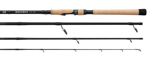 Daiwa 7' 6" 4-Piece SATRIN764MHS Saltiga Inshore Travel Spinning Rod 8-17lb
