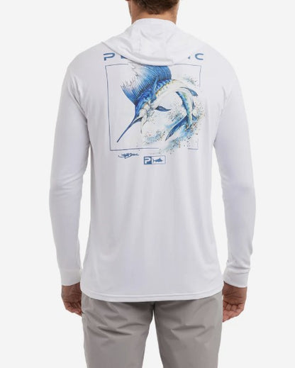 Aquatek Mens Hooded Goione Sailfish White