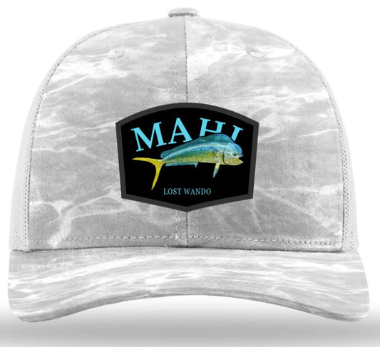 Lost Wando Mahi Color Patch Mossyoaks Elements Bonefish Camo Trucker Snapback Hat