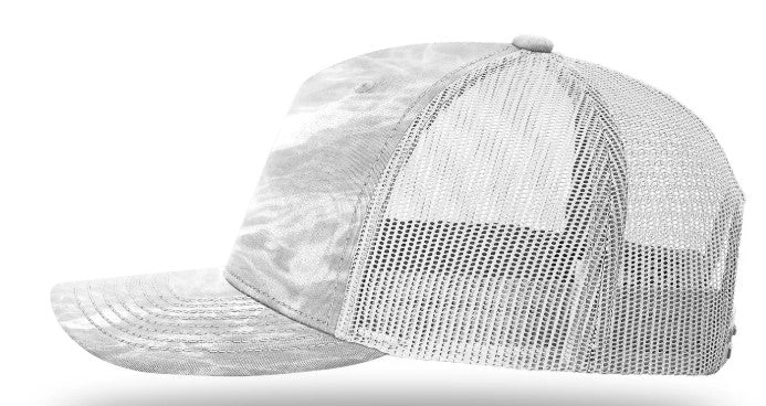 Lost Wando Shrimp Color Patch Mossy Oak Elements Bonefish Camo Trucker Snapback Hat