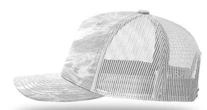 Lost Wando Shrimp Color Patch Mossy Oak Elements Bonefish Camo Trucker Snapback Hat