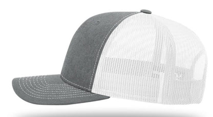 Lost Wando Surfing Big Foot (Biff) Color Patch heather Grey/White Trucker Snapback Hat