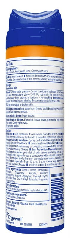 Banana Boat Ultra Sport Clear Sunscreen Spray with Locking Cap - 1.8 Ounce.