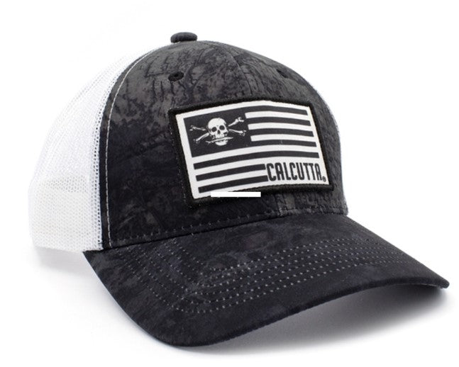 Calcutta C251285 Realtree Wave3 - Camo With White Mesh Cap Adjustable