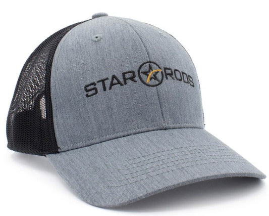 Star Rods Hat Grey With Black Mesh Snapback