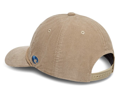 Costa Seaside Corduroy Hat Khaki Sand Snapback Hat