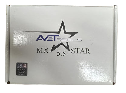 Avet MXL 5.8 Star Drag Reel - Right Hand Star Blue