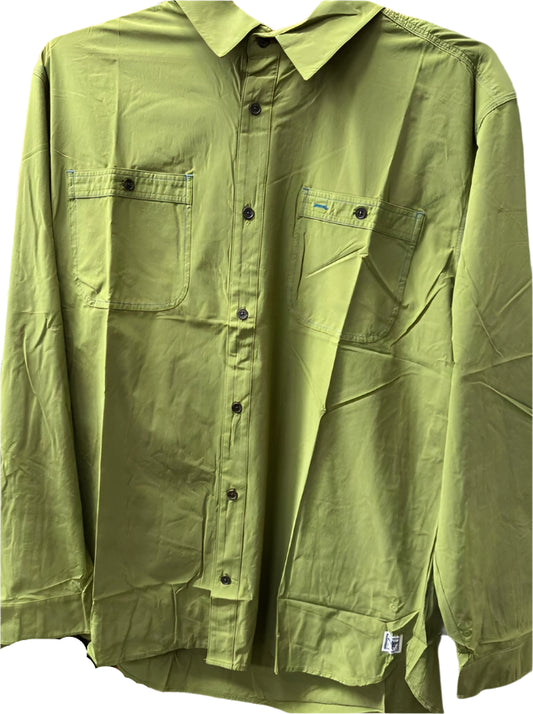 Fish Water Clothing Copahee Long Sleeve Woven Peat Moss