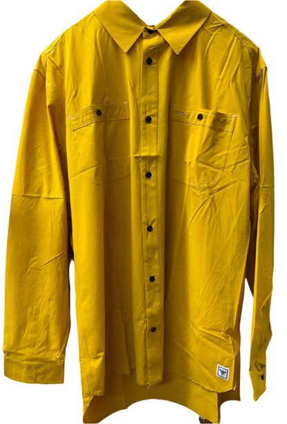 Fish Water Clothing Copahee Long Sleeve Woven Golden Yellow