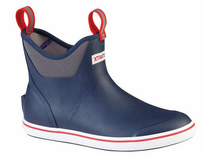 Xtratuf 22733 Men's Ankle Deck Boot - Navy/Red
