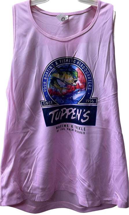 Tuppens Women's Pink Mahi Tank top