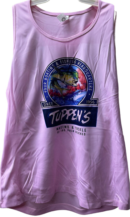 Tuppens Women's Pink Mahi Tank top