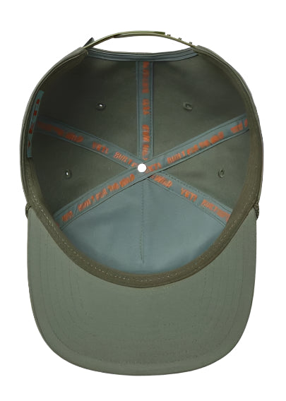 YETI Grizz Proof Mid Pro Flat Brim Rope Hat Snapback