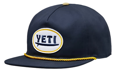 Yeti Big Wave Flat Brim Rope Hat Snapback