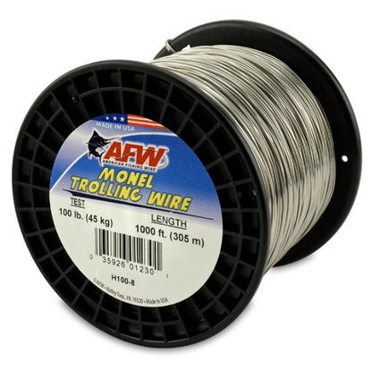 AFW Monel Trolling Wire, Nickel-Copper Alloy, 100 lb