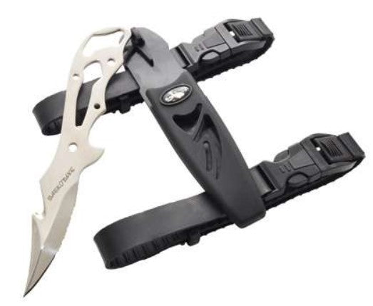 Marine Sports T-Rex Style Dive Knife Stainless 7-1/2" Inch.