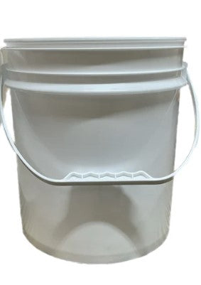 Tuppen's Private Label 2.5 Gallon Bucket without Lid - White.