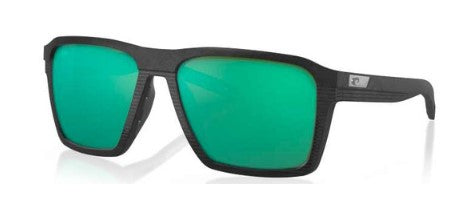 Costa Antille Sunglasses - Net Black/Green Mirror