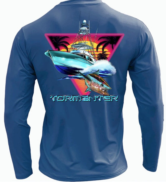 Tormenter Ocean Men's Performance Shirt- Days End