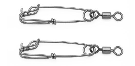 Bluewing Long Line Clip With Barrel Swivel 10/0 661lbs (x2)