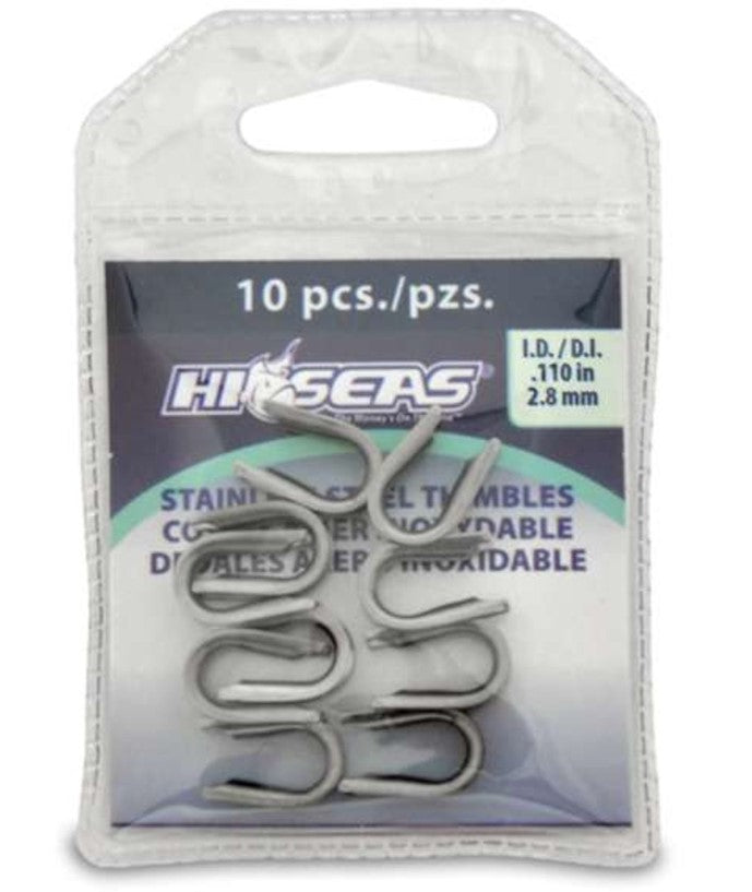Hi-Seas Stainless Thimbles HA-TH-SS-M10