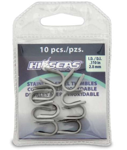 Hi-Seas Stainless Thimbles HA-TH-SS-M10