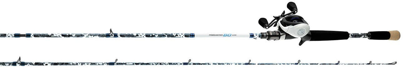 Daiwa 7' 3" ProCaster 80 Left-Handed PCII80HSL/G731MH Baitcasting Rod, 10-20lb.