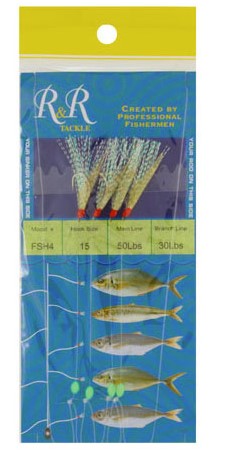 R&R Tackle Sabiki Rig - Blue Runner FSH4