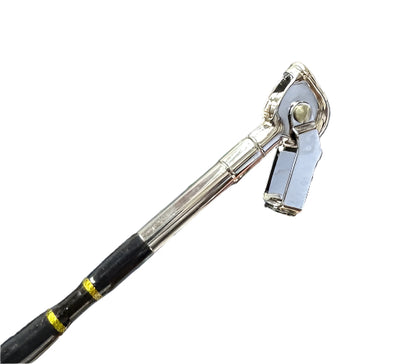 TradeWinds Deep Drop Rod 50-100lb. Line #2 Silver Bent Butt Virtus Xtra Heavy Ring Lock Guides Aftco Swivel Tip.