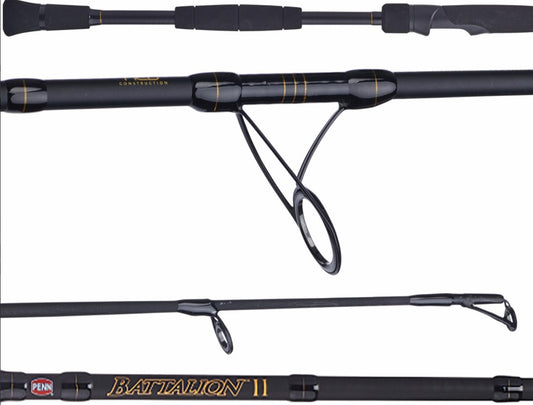 Penn BATSPJII250S68ML Battalion II Slow Pitch Spinning Rod 6'8" 30lb