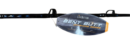 Livebottom LBCDD60 Offshor Series Bent Butt Conventional Rod With Roller Tip 6' 250lb