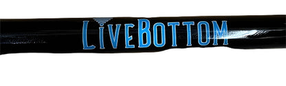 Livebottom LBCDD6050-80(BLACK) Offshore Series Bent Butt Conventional Rod With Roller Tip 6' 50-80lb