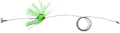 Sea Striker Carolina Live Bait King Rig # Solid Wire 1-2/0 Nose Hook 1-#4 4x Treble Hook Chart Duster