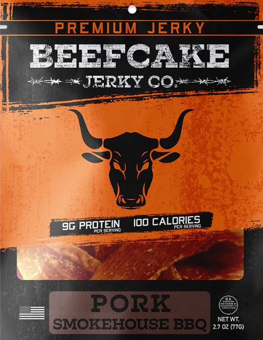 BeefCake Jerky 2.07 Ounce Ziploc Bag.