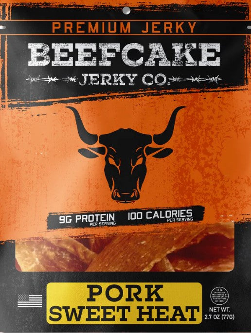 BeefCake Jerky 2.07 Ounce Ziploc Bag.
