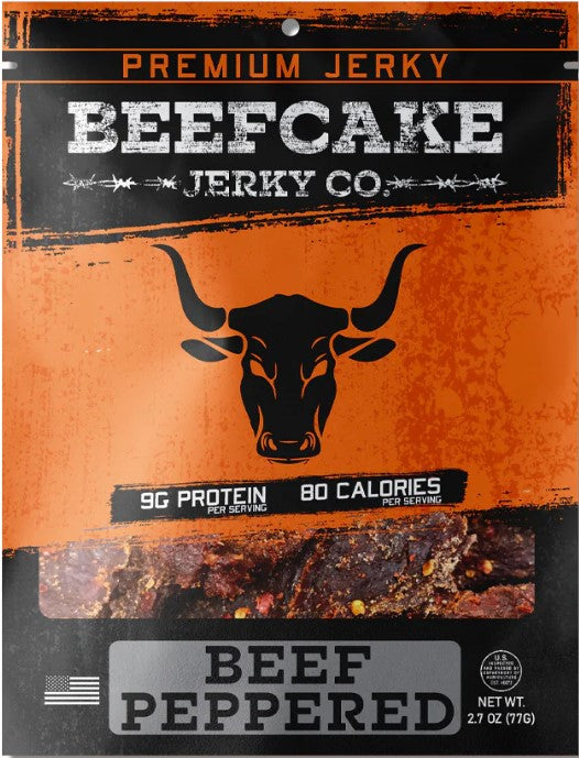 BeefCake Jerky 2.07 Ounce Ziploc Bag.