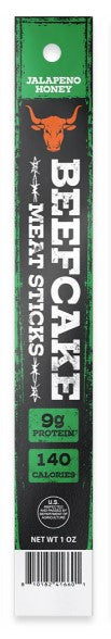 BeefCake Jerky 1 Ounce Meat Stick.